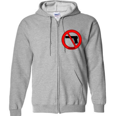 #Enough Wear Orange Day Anti Gun End Gun Violence Control Full Zip Hoodie