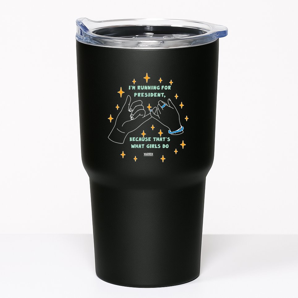 Elizabeth Warren Pinky Promise Tumbler