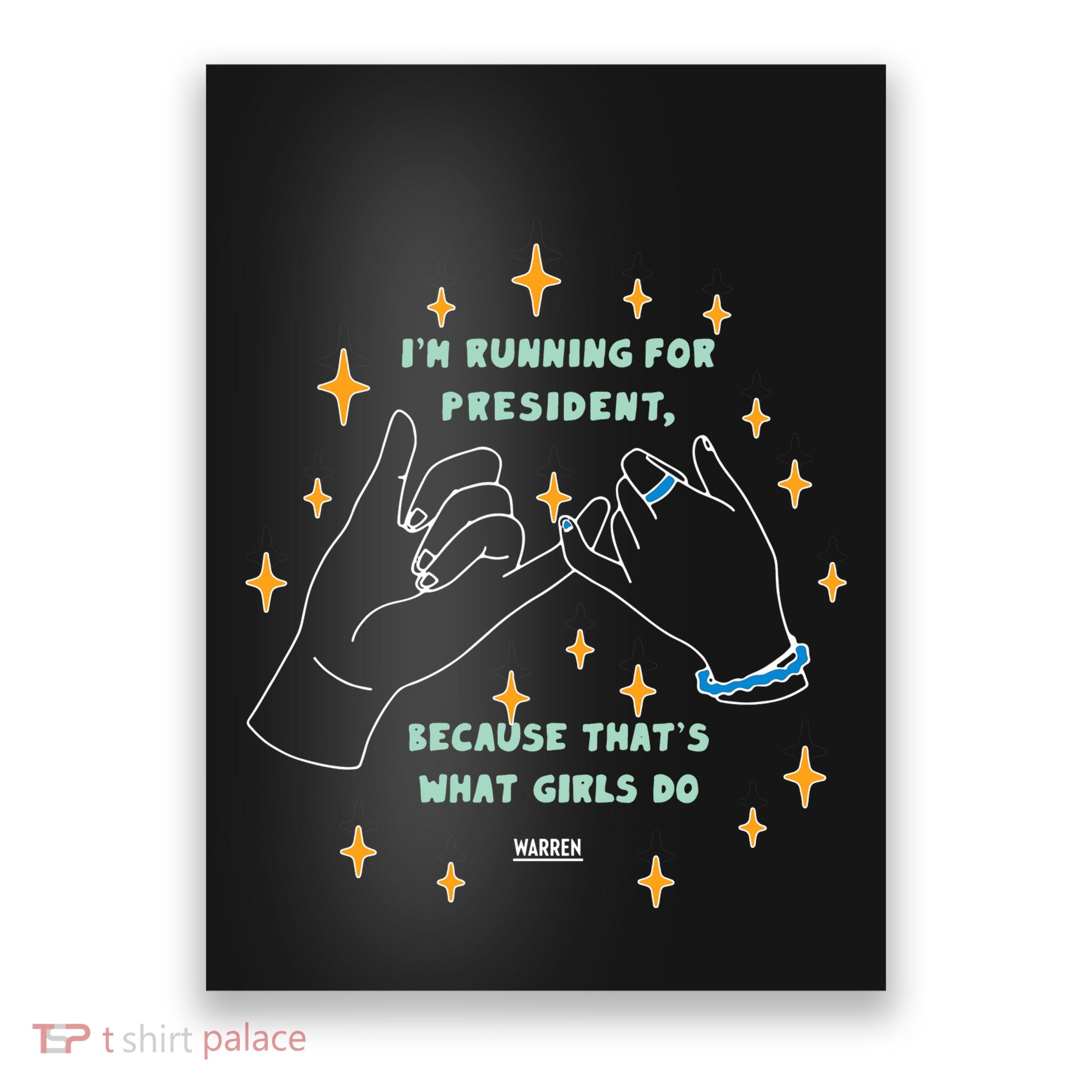 Elizabeth Warren Pinky Promise Poster