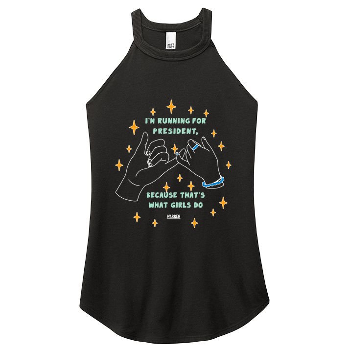 Elizabeth Warren Pinky Promise Women's Perfect Tri Rocker Tank