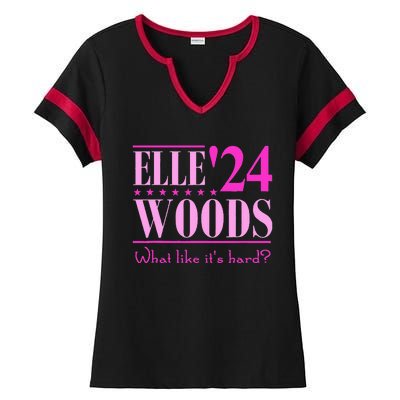 Elle Woods President Election Elle Woods President Campaign Ladies Halftime Notch Neck Tee