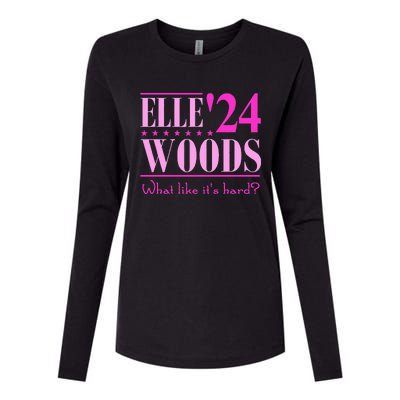 Elle Woods President Election Elle Woods President Campaign Womens Cotton Relaxed Long Sleeve T-Shirt