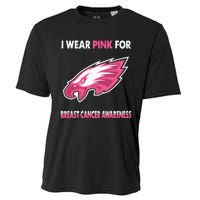 EaglesI Wear Pink For Breast Cancer Awareness Cooling Performance Crew T-Shirt