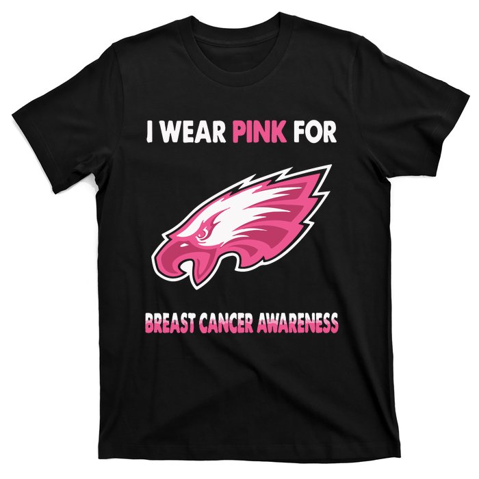 EaglesI Wear Pink For Breast Cancer Awareness T-Shirt