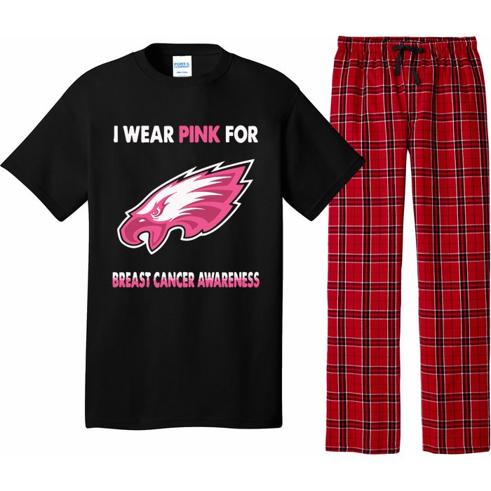 EaglesI Wear Pink For Breast Cancer Awareness Pajama Set