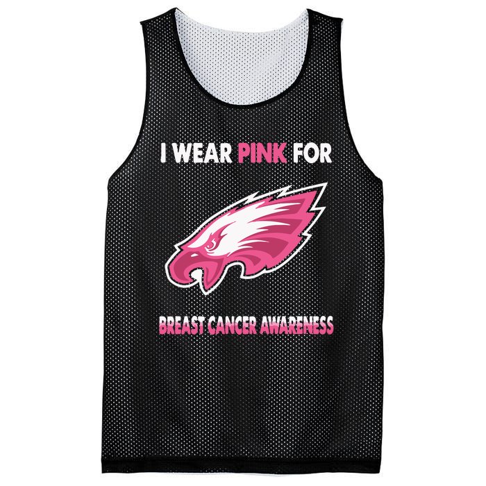 EaglesI Wear Pink For Breast Cancer Awareness Mesh Reversible Basketball Jersey Tank