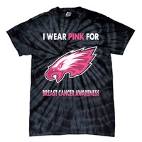 EaglesI Wear Pink For Breast Cancer Awareness Tie-Dye T-Shirt