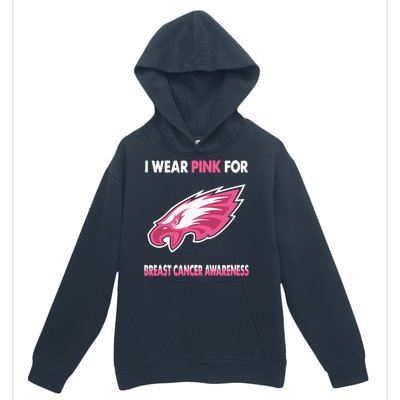 EaglesI Wear Pink For Breast Cancer Awareness Urban Pullover Hoodie