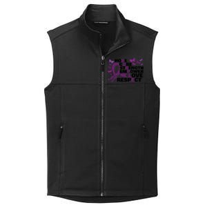 Epilepsy Warrior Purple Ribbon Butterfly Collective Smooth Fleece Vest