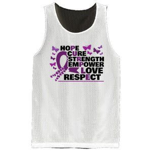 Epilepsy Warrior Purple Ribbon Butterfly Mesh Reversible Basketball Jersey Tank