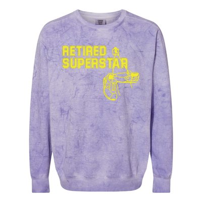 Eric Winter Retired Superstar Colorblast Crewneck Sweatshirt