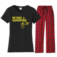 Eric Winter Retired Superstar Women's Flannel Pajama Set