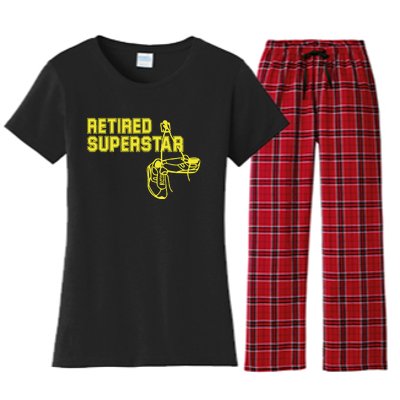 Eric Winter Retired Superstar Women's Flannel Pajama Set