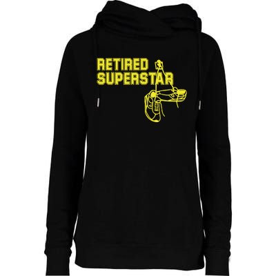 Eric Winter Retired Superstar Womens Funnel Neck Pullover Hood