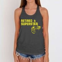 Eric Winter Retired Superstar Women's Knotted Racerback Tank