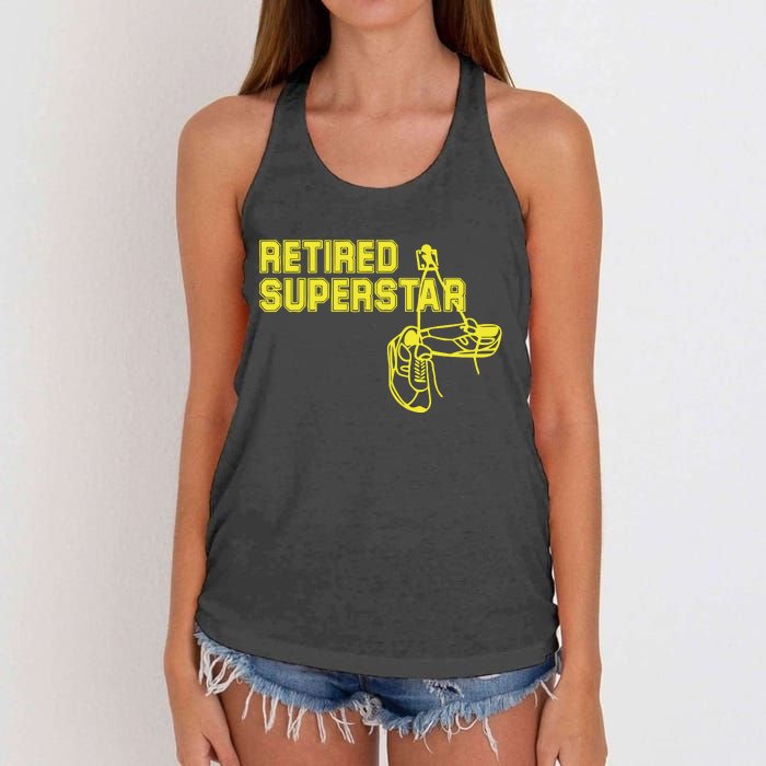 Eric Winter Retired Superstar Women's Knotted Racerback Tank