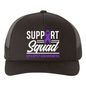 Epilepsy Warrior Support Squad Support Epilepsy Awareness Yupoong Adult 5-Panel Trucker Hat