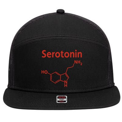 Endra Wearing Serotonin Comfy 7 Panel Mesh Trucker Snapback Hat