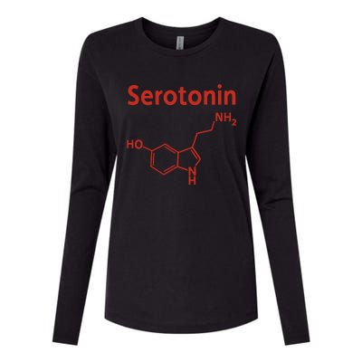 Endra Wearing Serotonin Comfy Womens Cotton Relaxed Long Sleeve T-Shirt