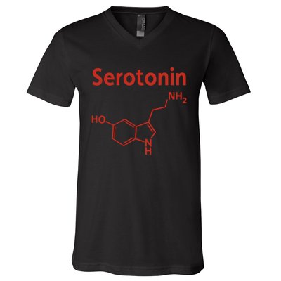 Endra Wearing Serotonin Comfy V-Neck T-Shirt