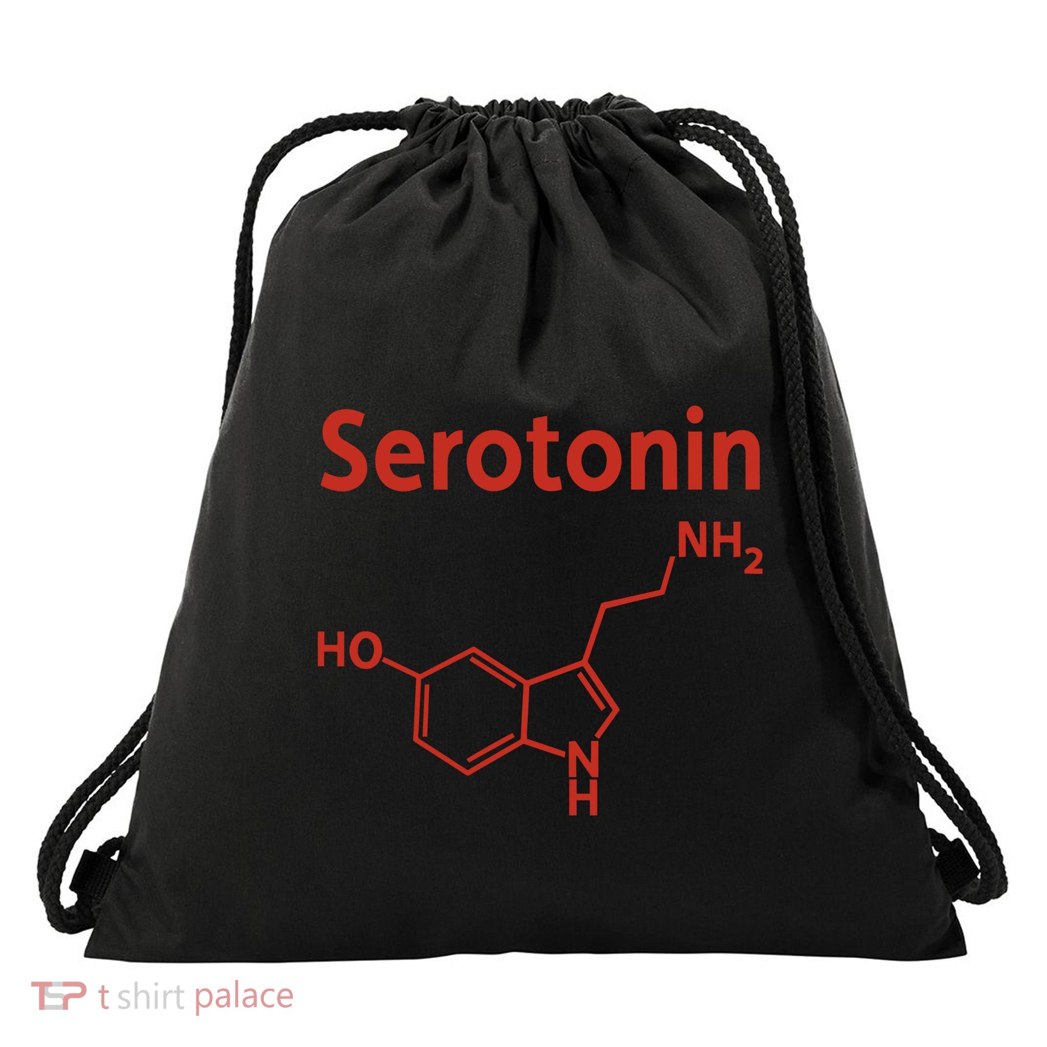 Endra Wearing Serotonin Comfy Drawstring Bag