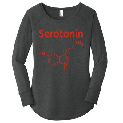 Endra Wearing Serotonin Comfy Women's Perfect Tri Tunic Long Sleeve Shirt