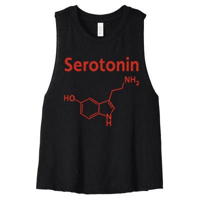 Endra Wearing Serotonin Comfy Women's Racerback Cropped Tank