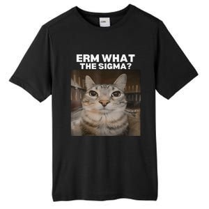 Erm What Sigma Meme Cat Meme Internet Memes Funny Meme Genz Tall Fusion ChromaSoft Performance T-Shirt