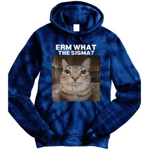 Erm What Sigma Meme Cat Meme Internet Memes Funny Meme Genz Tie Dye Hoodie