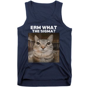 Erm What Sigma Meme Cat Meme Internet Memes Funny Meme Genz Tank Top