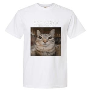 Erm What Sigma Meme Cat Meme Internet Memes Funny Meme Genz Garment-Dyed Heavyweight T-Shirt