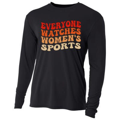 Everyone Watches Sports Female Athletes Cooling Performance Long Sleeve Crew