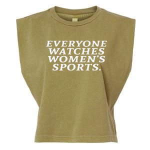 Everyone Watches Sports Garment-Dyed Women's Muscle Tee