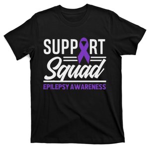 Epilepsy Warrior Support Squad Support Epilepsy Awareness T-Shirt