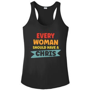 Every Woman Should Have A Chris Ladies PosiCharge Competitor Racerback Tank