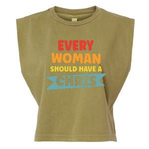 Every Woman Should Have A Chris Garment-Dyed Women's Muscle Tee