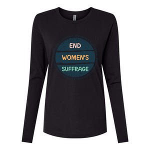 End Womens Sufferage Womens Cotton Relaxed Long Sleeve T-Shirt