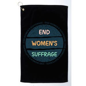 End Womens Sufferage Platinum Collection Golf Towel