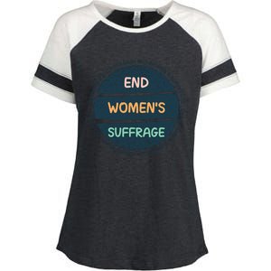 End Womens Sufferage Enza Ladies Jersey Colorblock Tee