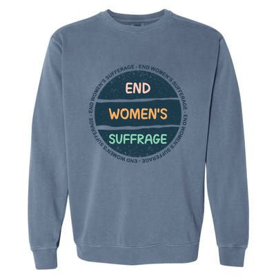 End Womens Sufferage Garment-Dyed Sweatshirt