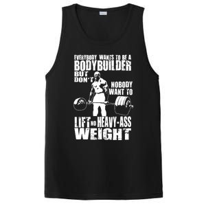 Everybody Wants To Be A Bodybuilder, Ronnie Gym Motivational Premium PosiCharge Competitor Tank