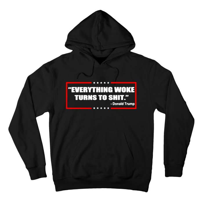 Everything Woke Turns To Shit Hoodie