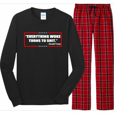 Everything Woke Turns To Shit Long Sleeve Pajama Set