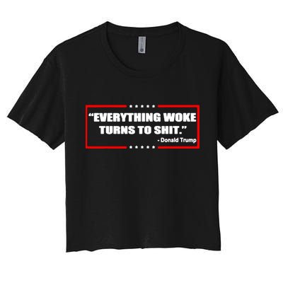 Everything Woke Turns To Shit Crop Top