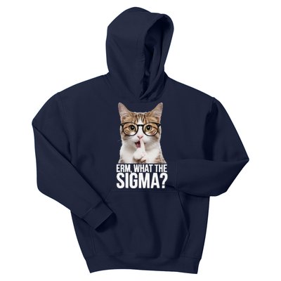 Erm What The Sigma Funny Meme Forand Kids Hoodie