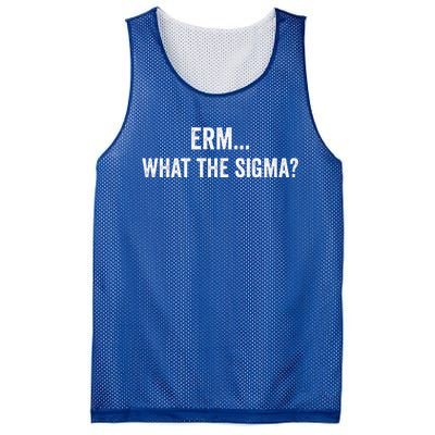 Erm What The Sigma Math Teacher Mesh Reversible Basketball Jersey Tank