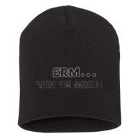 Erm What The Sigma Short Acrylic Beanie