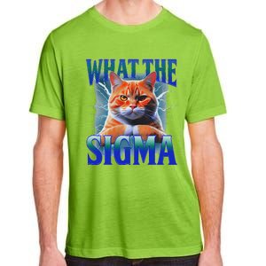 Erm What The Sigma Funny Cat Meme Weirdfor Gen Alpha Adult ChromaSoft Performance T-Shirt