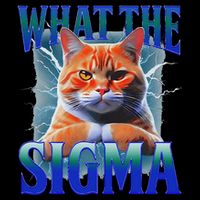 Erm What The Sigma Funny Cat Meme Weirdfor Gen Alpha Full-Length Apron With Pockets