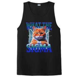 Erm What The Sigma Funny Cat Meme Weirdfor Gen Alpha PosiCharge Competitor Tank